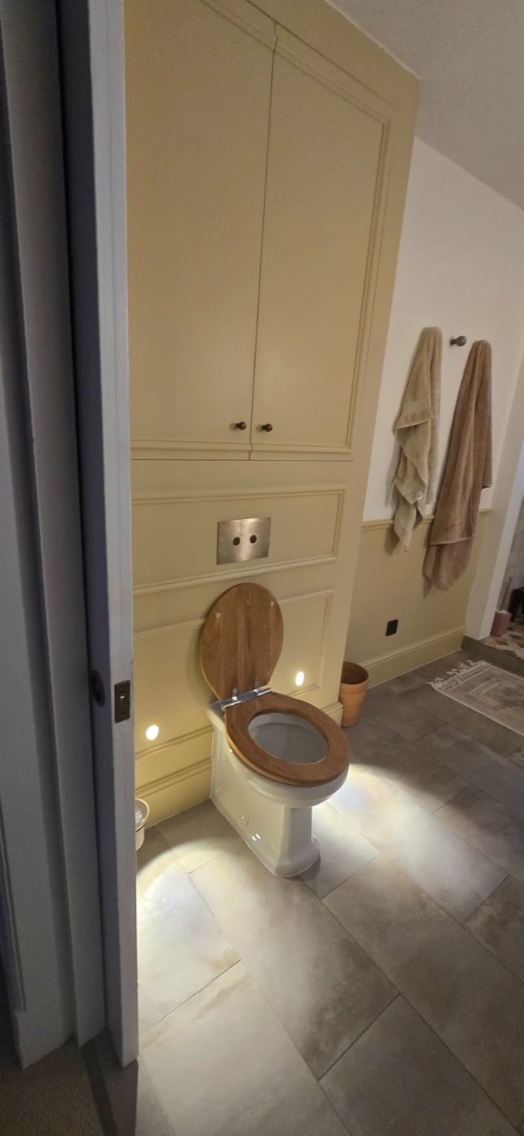 Bathroom lighting upgrade in Canford Cliffs, Poole